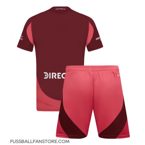 River Plate Replik Auswärtstrikot Kinder 2024-25 Kurzarm (+ Kurze Hosen)